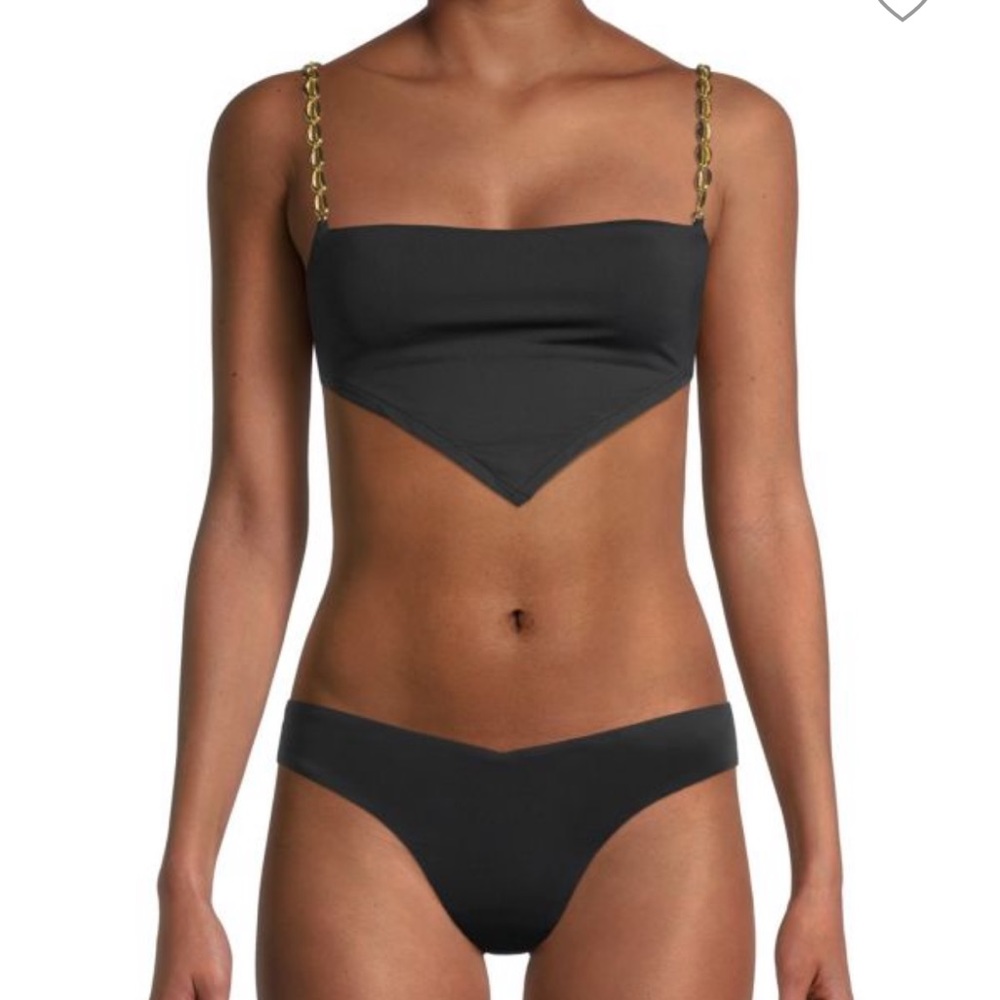 Onia we wore what bikini puka shells size small top size medium bottom
